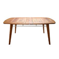 "Modern Wooden Dining Table with Sleek Design"